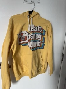Walt Disney World Retro Hoodie for Adults-Yellow - Picture 1 of 2