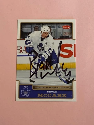 Брайан Маккейб 2006-07 Fleer IP автограф  - Изображение 1 из 3