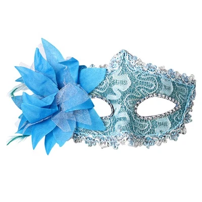 Disfraz de Halloween Máscara de Baile para Mujer Veneciano Encaje Floral Carnaval Fiesta Máscara Foto 1 de 2