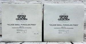 Department 56 Heritage Village kleine Porzellankiefern 2 Sets mit 2 Bäumen 5251-5 - Bild 1 von 6