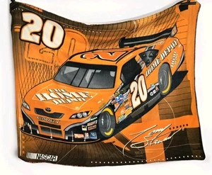NASCAR: Tony Stewart Decke - 100% Polyester Überwurf #20 Home Depot Logo 57x48-EUC - Bild 1 von 6
