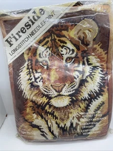 Retrato de tigre Fireside punto de aguja diseño Ron Smith FI-78-2005 - Imagen 1 de 11