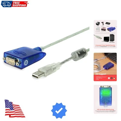 Cable USB a serie FTDI de 36 pulgadas para Mac PC Linux, Win 11 con LEDs Tx/Rx Foto 1 de 4