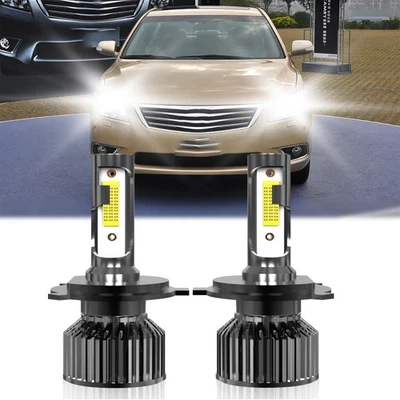 For Toyota Camry 1983-1999 2x High Low Beam Combo LED Headlight Bulbs Kit White - Изображение 1 из 4