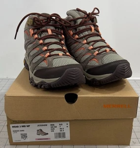 Zapatos para mujer Merrell Moab 3 Mid WP cordón elástico talla Gamuza 9.5 EE WIDE NUEVA~~ - Imagen 1 de 22