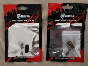 2 INJORA CNC 25T Tooth Servo Horn Steering Arm for 1/18 RC Car Traxxas TRX4M - Picture 1 of 3