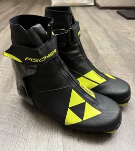 Fischer Carbonlite Cross Country Boots Ski Skate Race US Men's Size 9 (S10020) - Picture 1 of 13