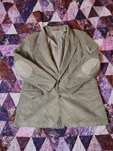 Vintage Pioneer Wear Sakko Herren 46 XL Grau Cord Western Blazer USA 70er - Bild 1 von 12
