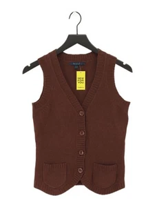 Boden Women's Cardigan UK 8 Brown 100% Wool V-Neck Cardigan - Picture 1 of 5