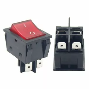30A 250VAC High Current Rocker Switch SPDT ON/OFF KCD4-201N-B Welding Machine - Picture 1 of 7