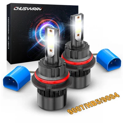 For Mercury Grand Marquis 1998-2005 2x 9007 HB5 LED Headlight Hi/Lo Beam Bulbs - Image 1 of 4