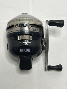 Vintage Zebco 808 Boss Hawg Closed Face Thumb Button Casting Fishing Reel