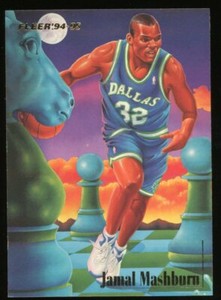 1994-95 Fleer Pro-Visions Dallas Mavericks Basketball Card #1 Jamal Mashburn