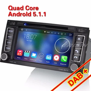 7" HD Quad Kern Android 5.1 Autoradio GPS WIFI 3G DVR DAB+ FOR TOUAREG 4742GE - Bild 1 von 12