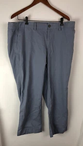 Eddie Bauer women's light blue cropped chino pants sz 18 legend wash NWT Yy1 - Picture 1 of 10