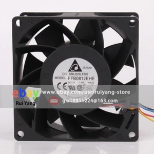 Delta FFB0812EHE DC12V 1.35A 4Pin PWM Fan 80*80*38mm 8038 Case/CPU Cooling Fan - Picture 1 of 4
