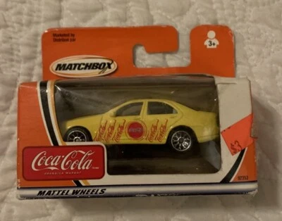 Matchbox Mattel Wheels Coca-Cola Mercedes Benz S500  1/64 Scale Diecast NIB - Image 1 of 4