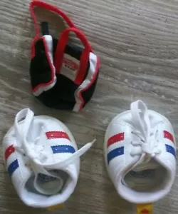 BABW BUILD A BEAR TENNISSCHUH SNEAKER SET UND TURNBEUTEL - Bild 1 von 5
