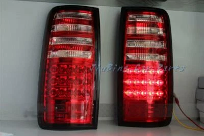 Red Clear Rear Tail Lights For Toyota Land Cruiser FJ80 LEXUS LX450 1991-1997 y - Image 1 of 4