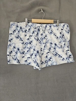 Lucky Brand Womens Pajamas Short Size XL Blue Tye Dye Soft PJ - Image 1 of 4