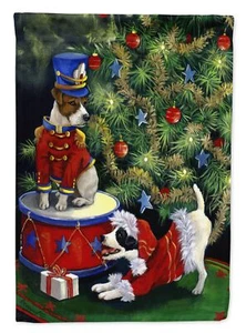 Caroline's Treasures PPP3107CHF Jack Russell Christmas My Gift House Flag Lar... - Picture 1 of 8