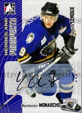 2005-06 ITG Heroes and Prospects Auto #AYA Yanick Lehoux