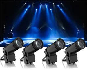 4 PIEZAS 50W RGBW LED Escenario Iluminación haz DMX Show Fiesta Disco DJ Pinspot Luz EE. UU. - Imagen 1 de 21
