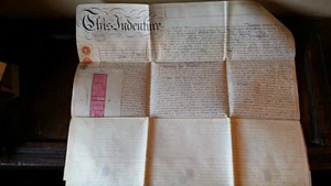 1887 ANTIQUE WAX PAPER INDENTURE - CHARLES STREET FITZROY SQUARE MAYFAIR LONDON - Picture 1 of 15