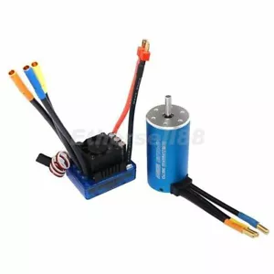 Surpass 3670 Motore brushless +80A ESC per auto fuoristrada Monster Truck RC 1/8 1/10 - Foto 1 di 17
