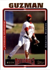 2005 Topps Washington Nationals Baseball Card #476 Cristian Guzman