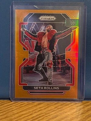 2022 Panini Prizm WWE Orange Prizm /99 Seth Rollins #111 - Image 1 of 2