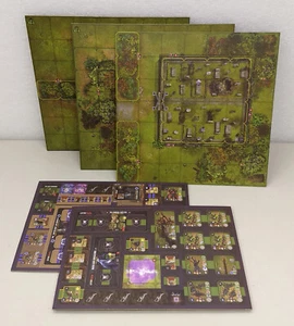 Heroes of Normandie ACHTUNG! CTHULHU Kickstarter Expansion Punchboards Maps NIOB - Picture 1 of 8