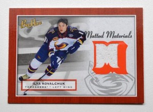 2005-06 Beehive Matted Materials #MMIK Ilya Kovalchuk