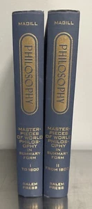 MASTERPIECES OF WORLD PHILOSOPHY IN SUMMARY FORM MAGILL SALEM PRESS 1961 2v - Picture 1 of 21
