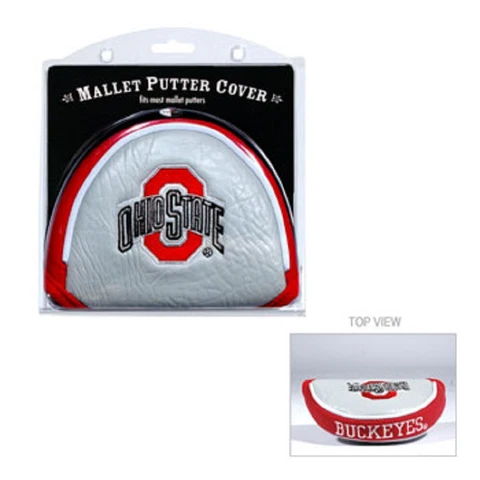 Ohio State Buckeyes NCAA Embroidered Logo Mallet Putter Golf Club Headcover Cover