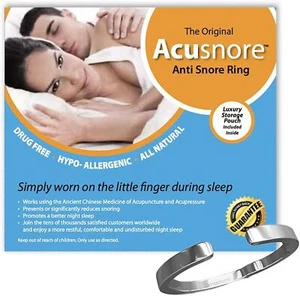Acusnore Anti Snore Ring - The Original & Most Effective Snoring Solution Device