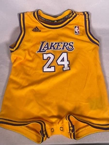 Kobe Bryant #24 Adidas Los Angeles Lakers Baby Toddler Jersey Gold 24 Months - Picture 1 of 9