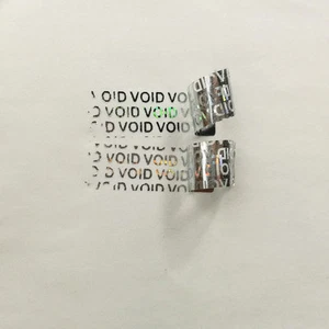 600 Hologram Label Sticker Warranty Void If Removed Tamper Proof Sticker 30x10mm - Picture 1 of 6