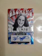 Melissa Gilbert /7 Red White + Blue Wave Autograph Card 2022 Leaf Pop Century