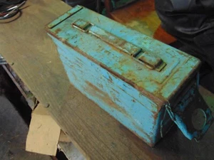 Carmet Co Mining Minetool Metal Crate Ammo Ammunition Cartridge Box Advertising - Picture 1 of 12