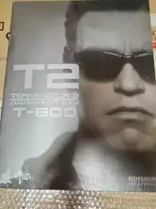 TERMINATOR 2 T-2 1991 JUDGMENT DAY T-800 ARNOLD SCHWARZENEGGER MMS117 HOT TOYS - Foto 1 di 8