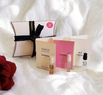 3 x CHANEL женщин духи спрей EDP 1,5 мл/0,05 жидкой унции каждый - Изображение 1 из 2