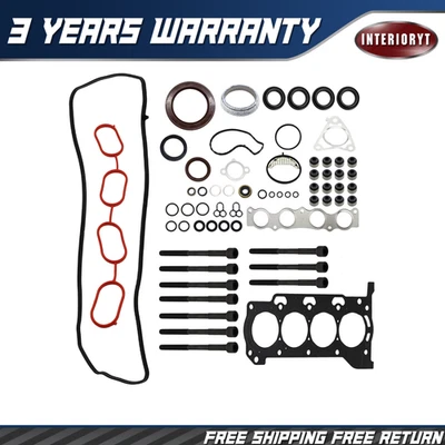Head Gasket With Bolts Set For 10-15 Toyota Prius V Lexus CT200h 1.8L 2ZRFXE US — 第 1/4 张图片