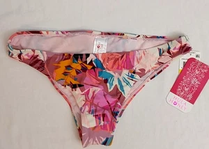HULA HONEY Parte Inferior de Bikini M Rosa Traje de Baño Natación Talla Mediana NUEVO NUEVO CON ETIQUETAS - Imagen 1 de 4