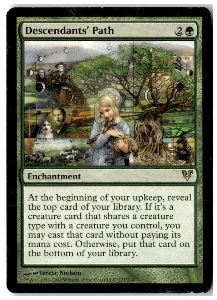 MTG Descendants' Path - Avacyn Restored Heavily Played English - Image 1 of 2