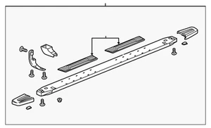 Genuine GM Work Step Assist Steps - Black - Crew Cab 84017116 - Picture 1 of 3