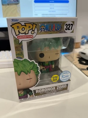 One Piece - Figura Vinilo Roronoa Zoro Glow Pop + PROTECTOR POP Foto 1 de 2