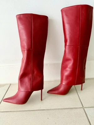 Steven Madden Mujer Botas 6M, Rojo, NUEVAS Foto 1 de 4