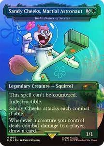 MTG TOSKI, BEARER OF SECRETS (SANDY CHEEKS, MARTIAL ASTRONAUT) FOIL Secret Lair - Picture 1 of 1