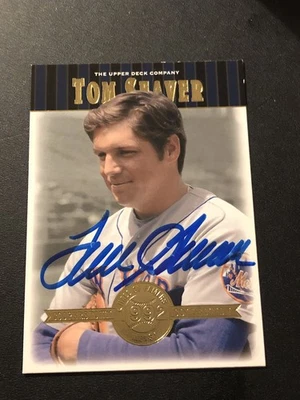 Miembros del Salón de la Fama Upper Deck 2001 Tom Seaver #25 Salón de la Fama Foto 1 de 2